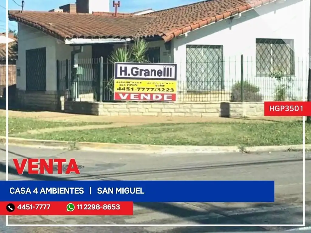 Casa - Venta - Argentina, San Miguel - Rodriguez Pe?a  500