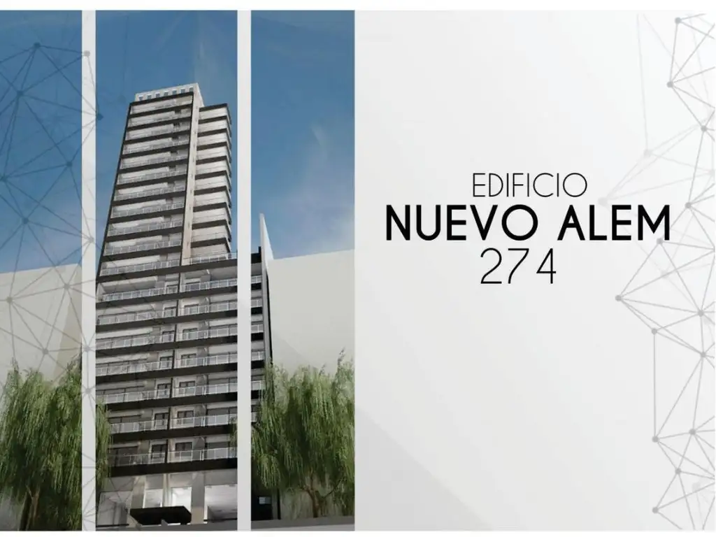 Departamento 3 Ambientes - Edificio Nuevo Alem con Amenities