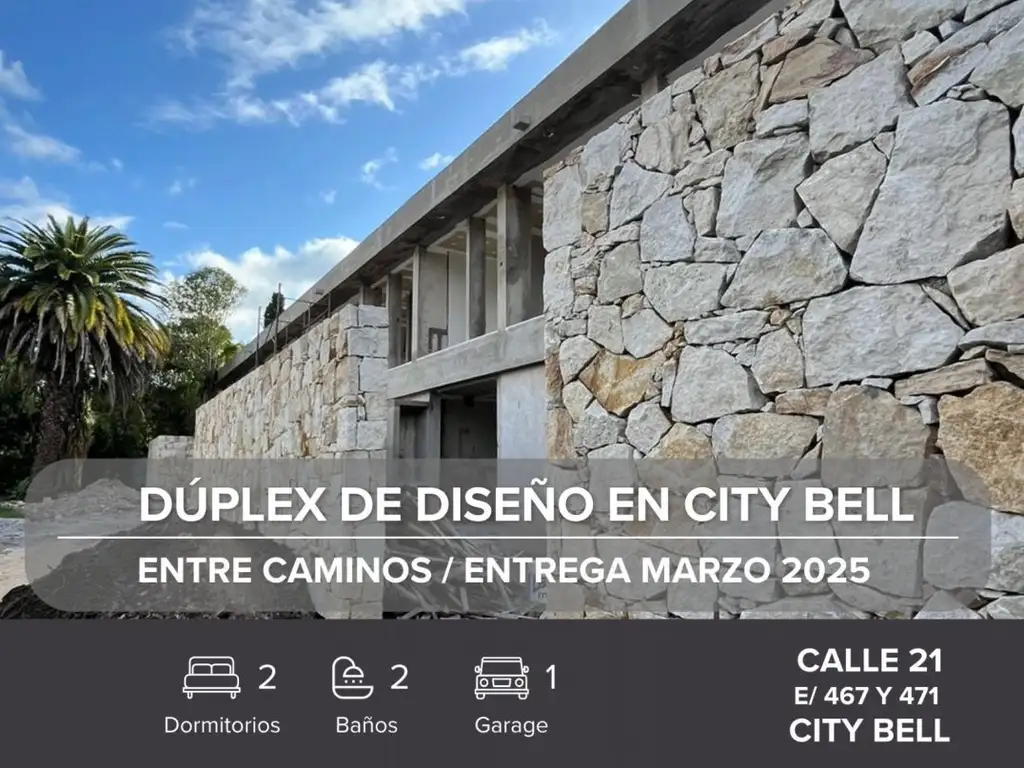 VENTA DUPLEX EN CITY BELL, LA PLATA ENTRE CAMINOS