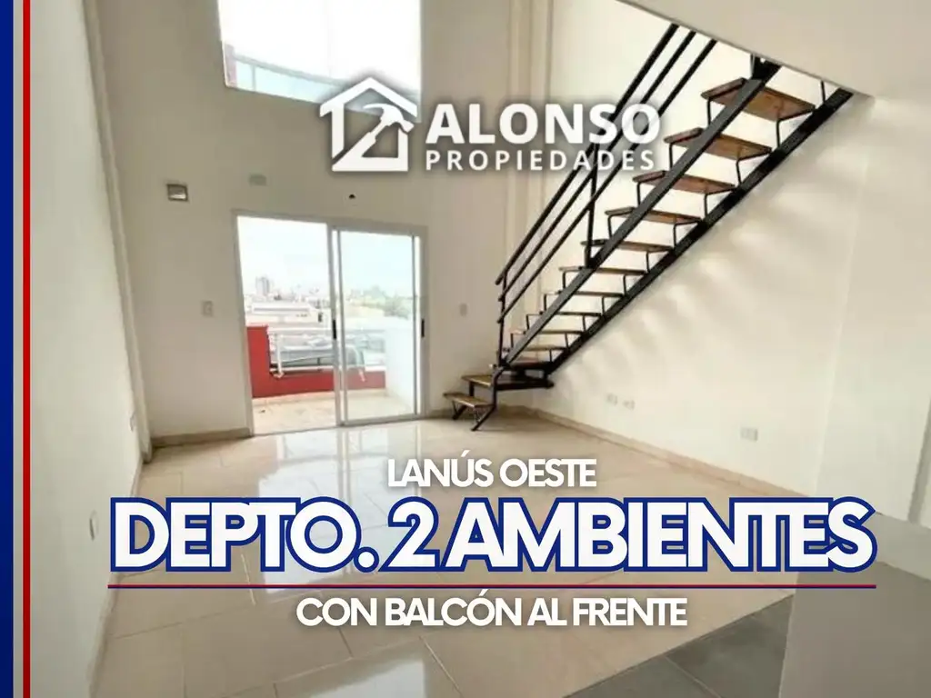 Depto 2 Ambientes con Balcon Al Frente - Excelente Estado