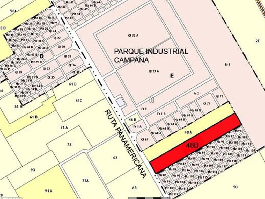 Fracción en Venta sobre Panamericana 20 has. Ideal logística y emprendimientos urbanisticos