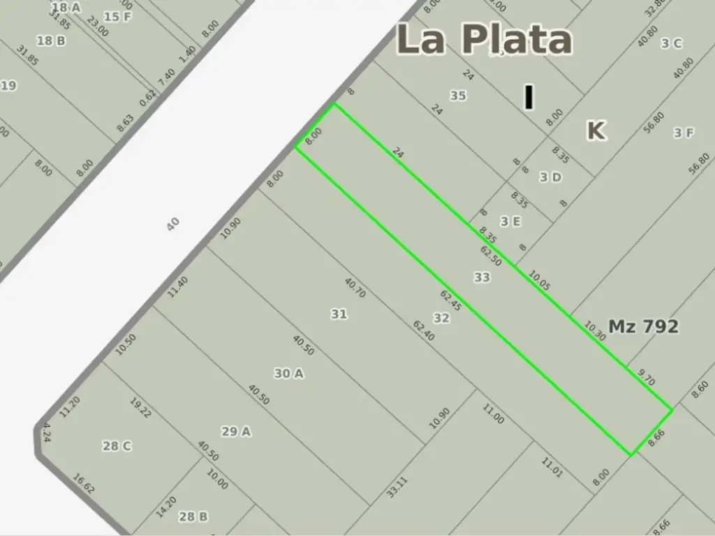 Venta de Lote, La Plata Ideal emprendimiento