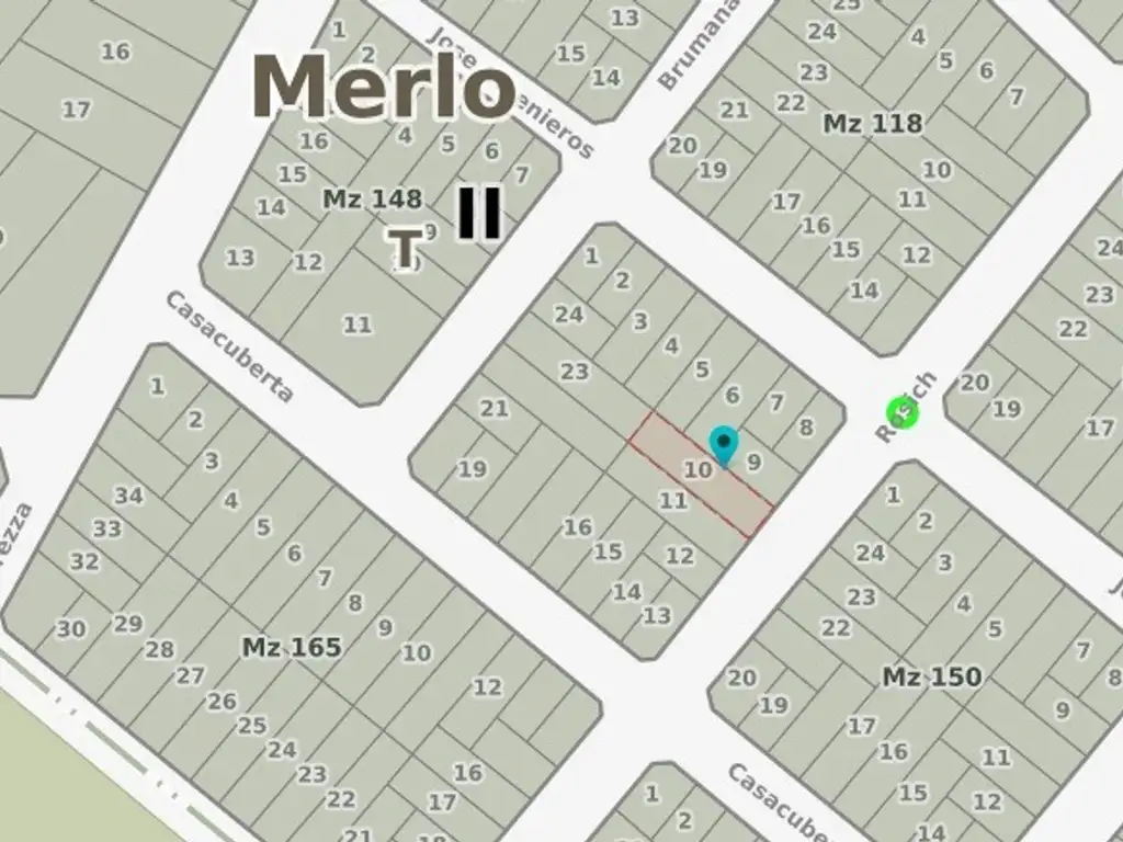 LOTE - TERRENO - 400 M2 - MARIANO ACOSTA