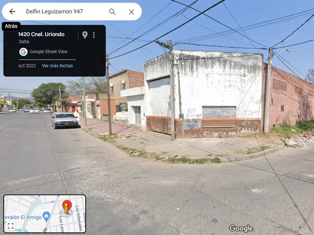 Galpón en venta - calle Delfin Leguizamón