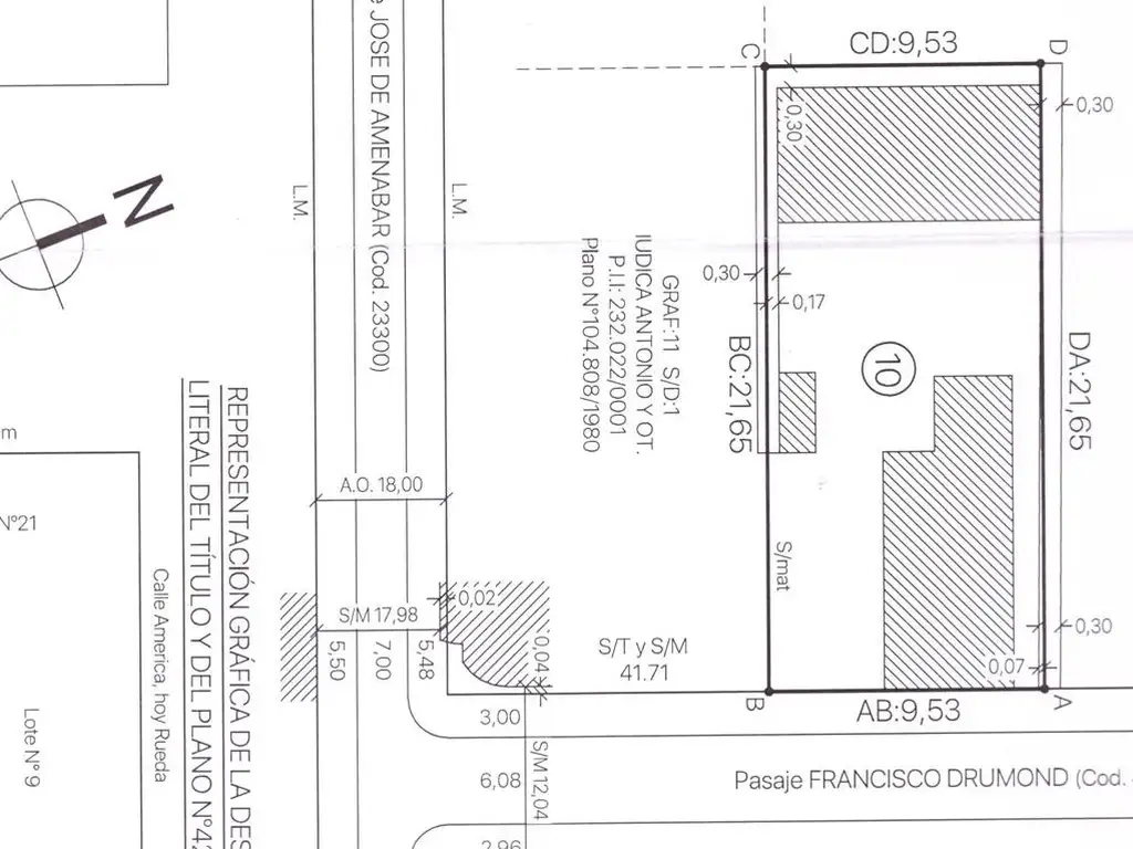 Terreno - Drumond 2900 - Tablado Rosario