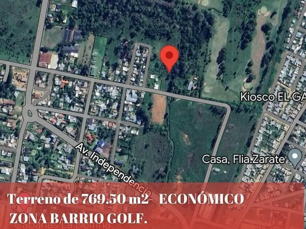 Oportunidad terreno económico zona Golf