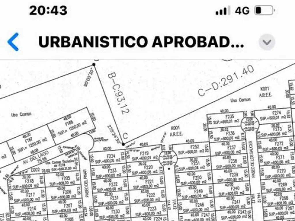 Lote en esquina en Solares del Este - Bariloche