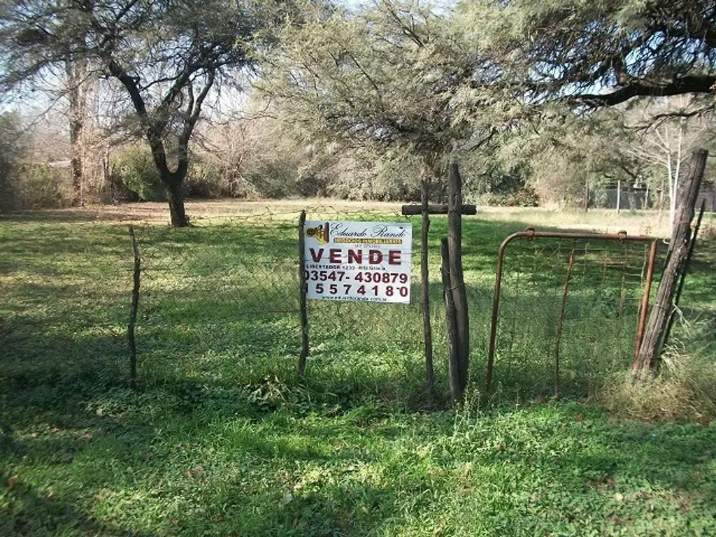 Terreno en venta en Anisacate a una cuadra de la ruta