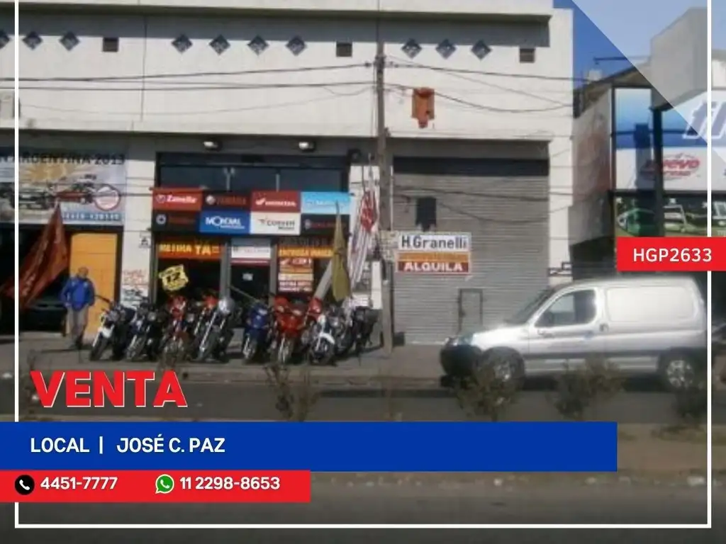 Local - Venta - Argentina, José C Paz - Av. Hipolito Yrigoyen