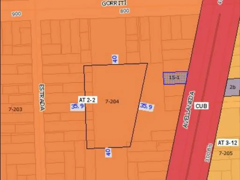 Lote apto desarrollos - Frente 10 metros - Arroyito