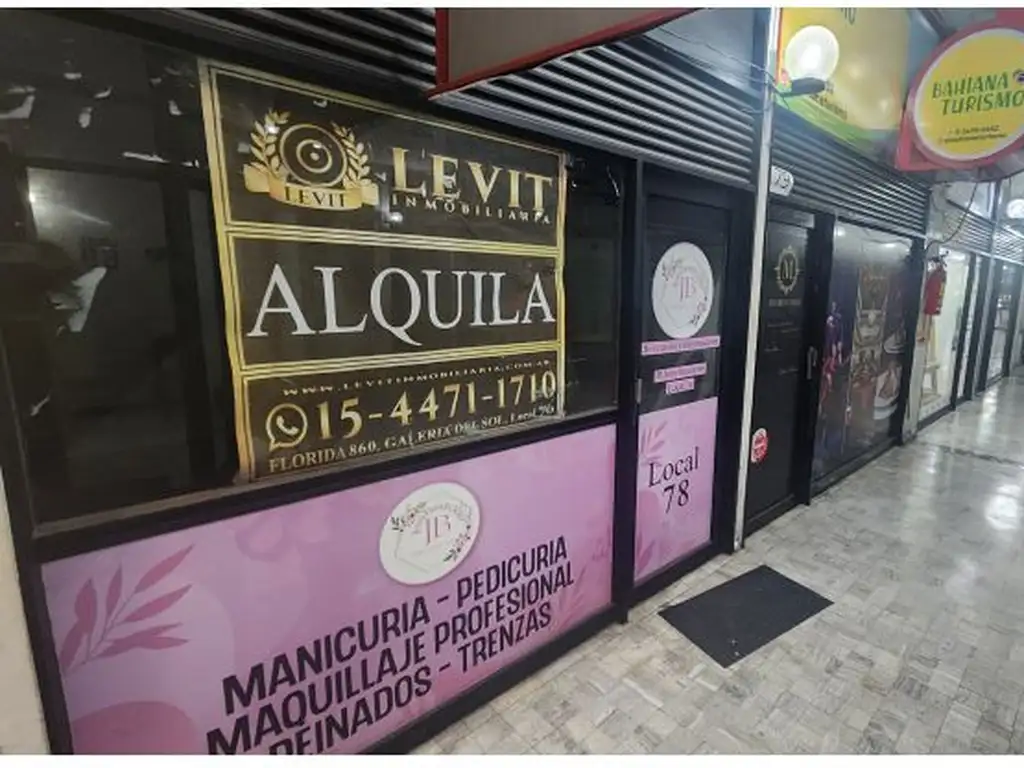 VENTA LOCAL Frente Al Shopping &quot;Galeria Pacifico&quot; Av. Córdoba y Florida Baja Expensa