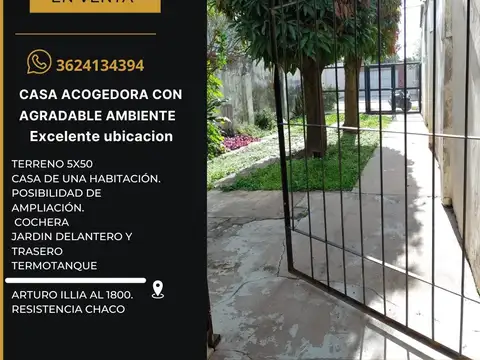 HERMOSA CASA ACOGEDORA EN VENTA