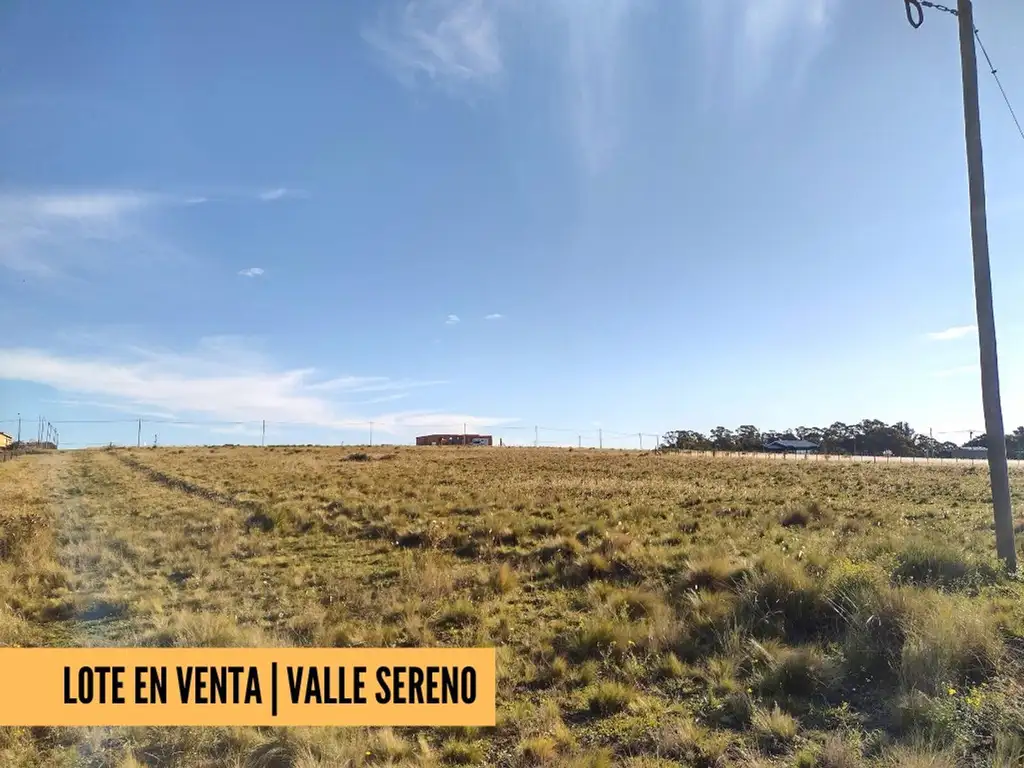 LOTE EN VENTA | 5200M2 | VALLE SERENO - Foto 0