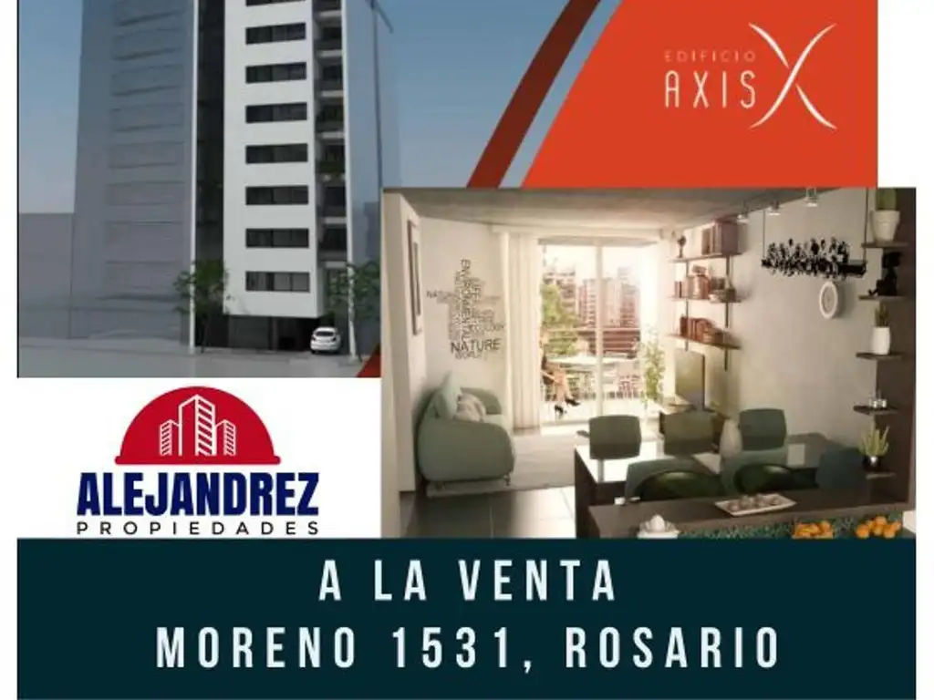 VENTA DEPARTAMENTOS 1Y2 AMBIENTES. MORENO 1531 ROSARIO