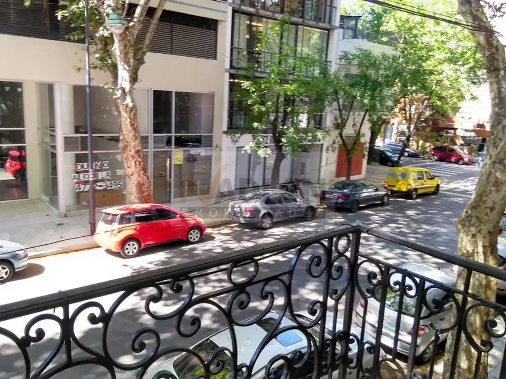 Palermo Soho Venta APTO CREDITO PH 2 ambientes al frente 45 m2 balcon CON RENTA bajas expensas