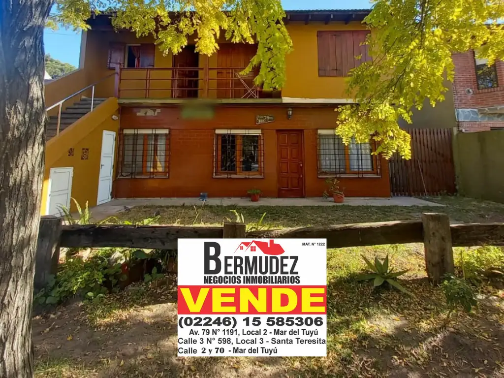 Venta dos deptos de 3 amb en block, ideal dos familias o inversión! 79 bis entre 1 y 2 mar del tuyu