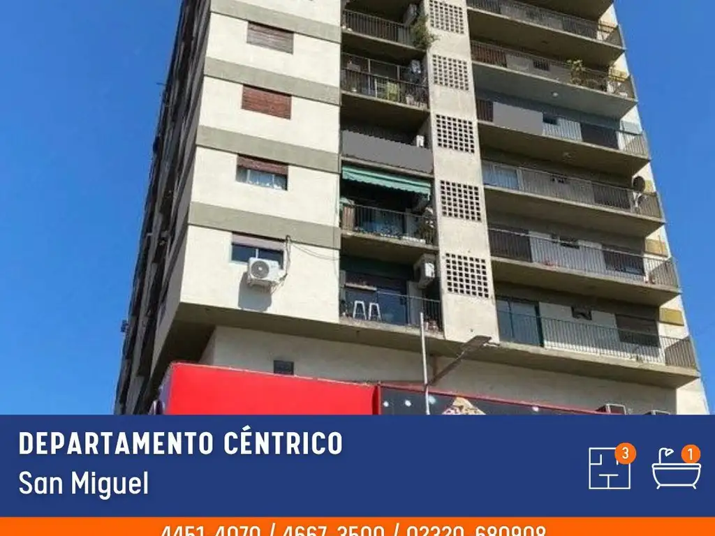 Departamento - Venta - Argentina, San Miguel - Rodriguez Peña 1210