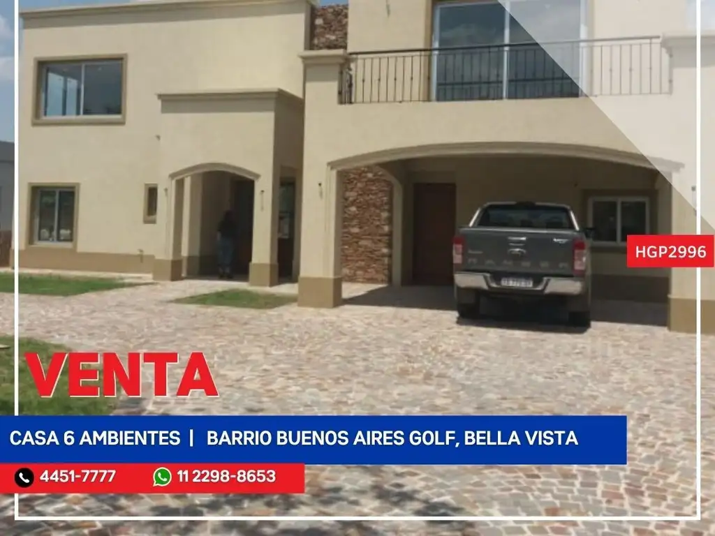 Casa - Venta - Argentina, Bella Vista - Mayor Irusta 3700