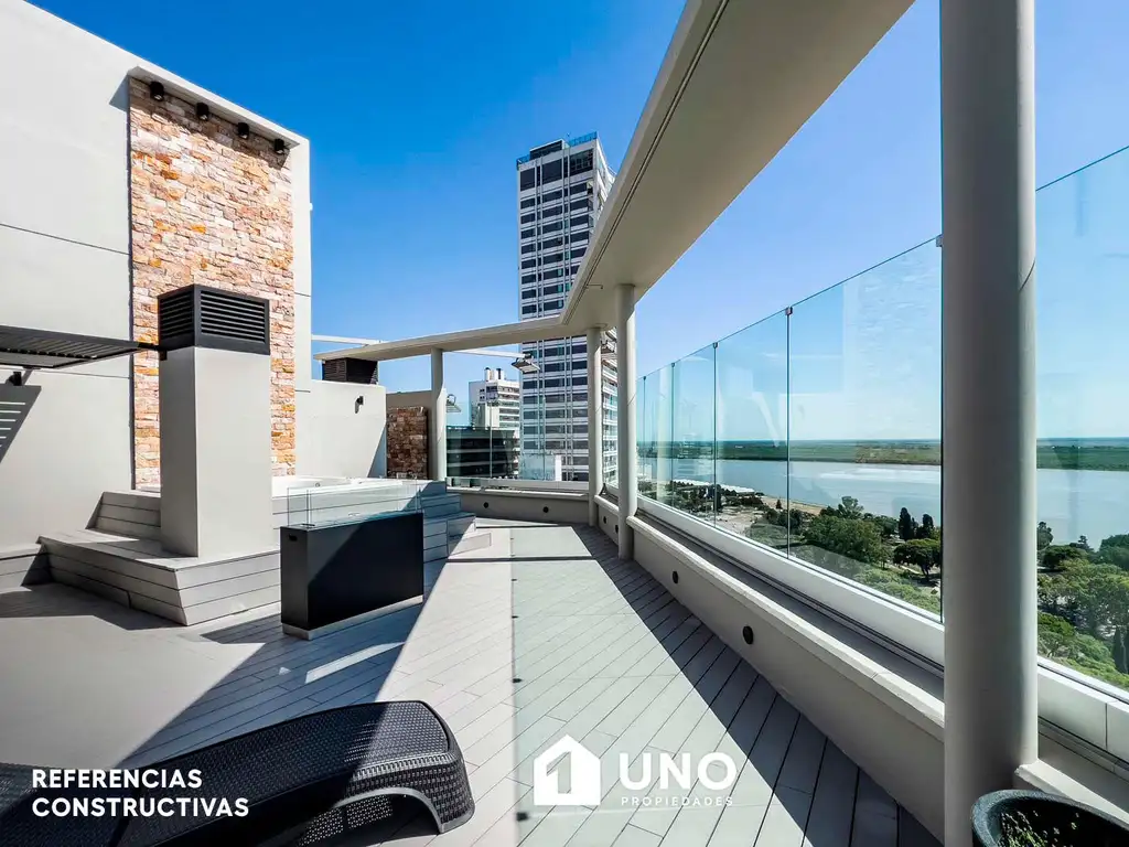 Av. Libertad y Colón - Piso Exclusivo de 2/3 Dormitorios con Vista al Río. Cochera disponible.