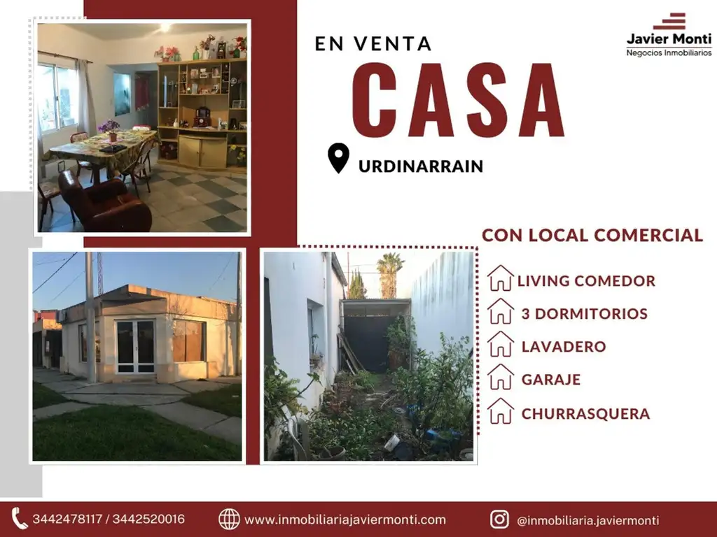 CASA + LOCAL COMERCIAL