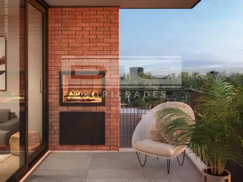 Departamento 3 ambientes con 2 baños