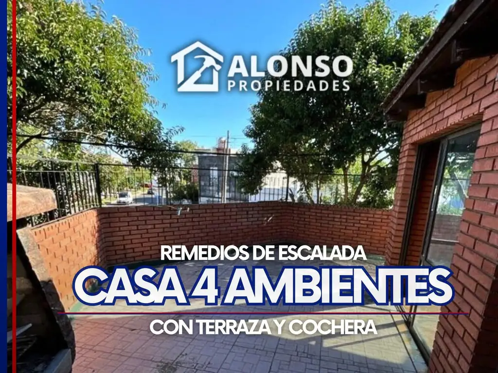 Casa 4 ambientes con Terraza en Venta en Lanús