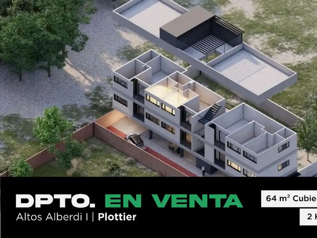 Venta - Dpto 2 hab. c/ cochera - Plottier