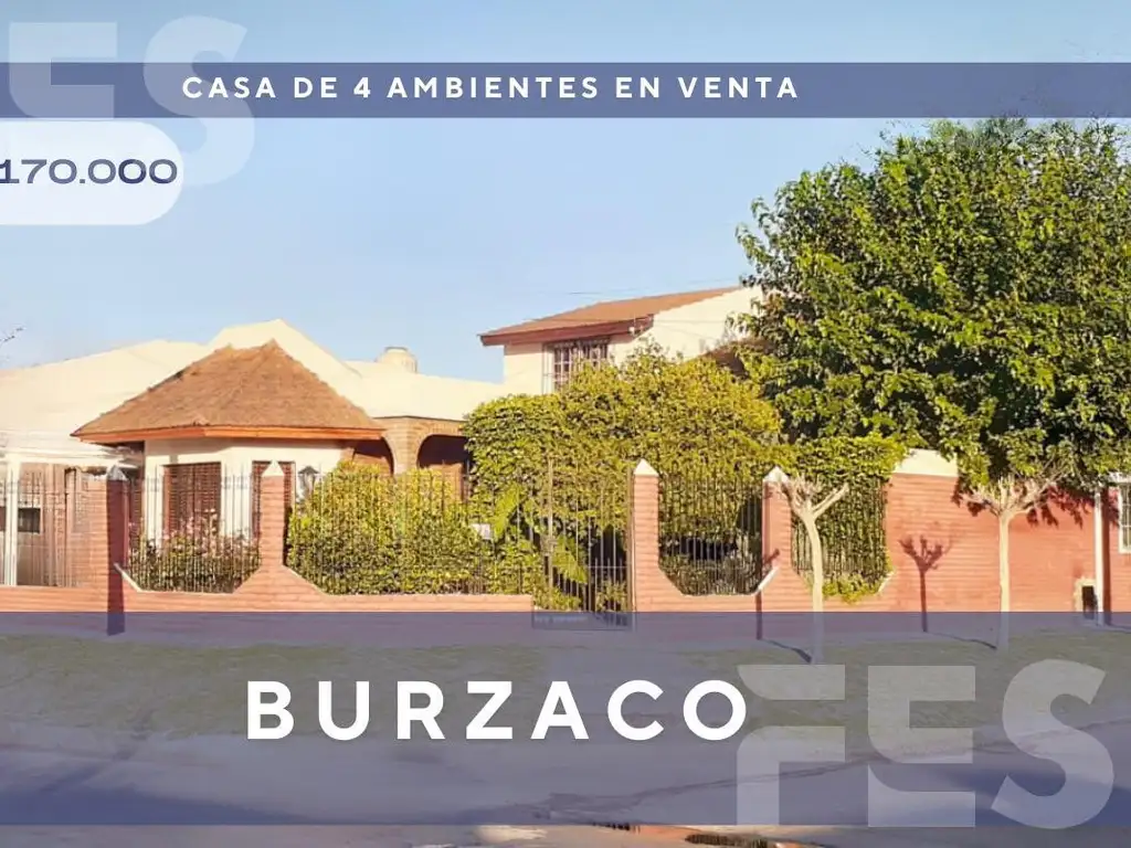 Venta Hermosa Casa en Burzaco de 4 ambientes