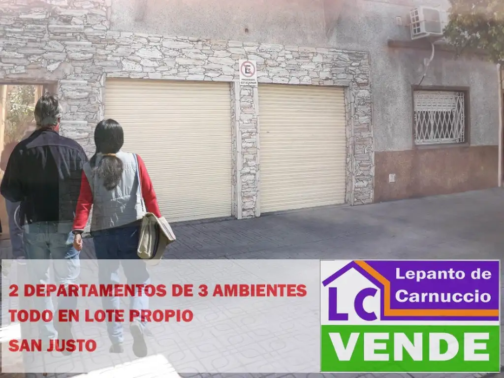 2 PH DE 3 AMBIENTES EN VENTA EN SAN JUSTO EN LOTE PROPIO