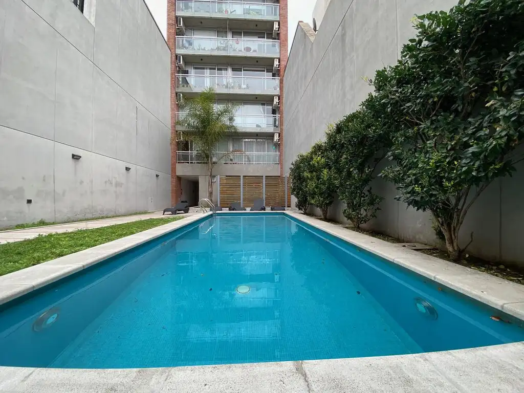 Hermoso Monoambiente apto profesional - Piscina y parrillas