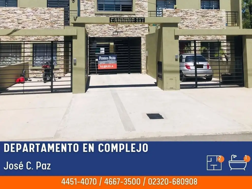 Departamento - Alquiler - Argentina, José C Paz - Canning 217