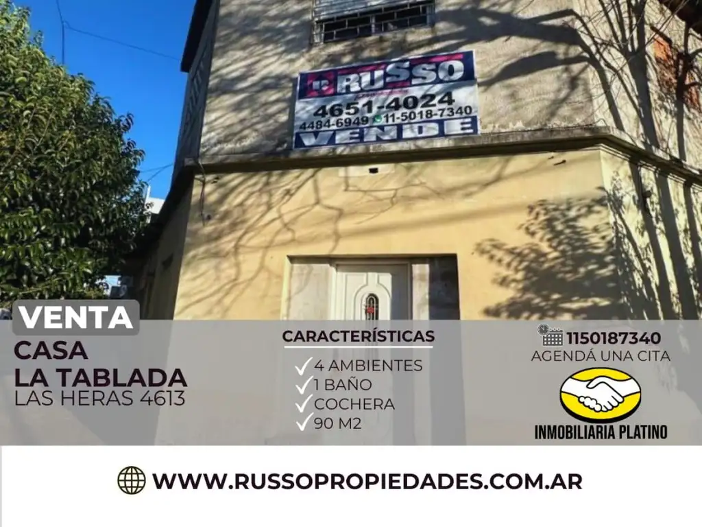 Venta departamento tipo duplex Tablada