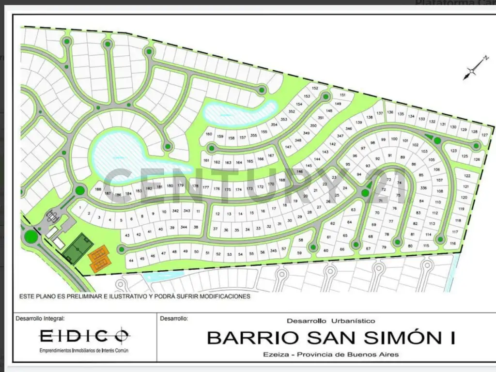 LOTE EN VENTA DE 670 M2 EN BARRIO SAN SIMON - CANNING