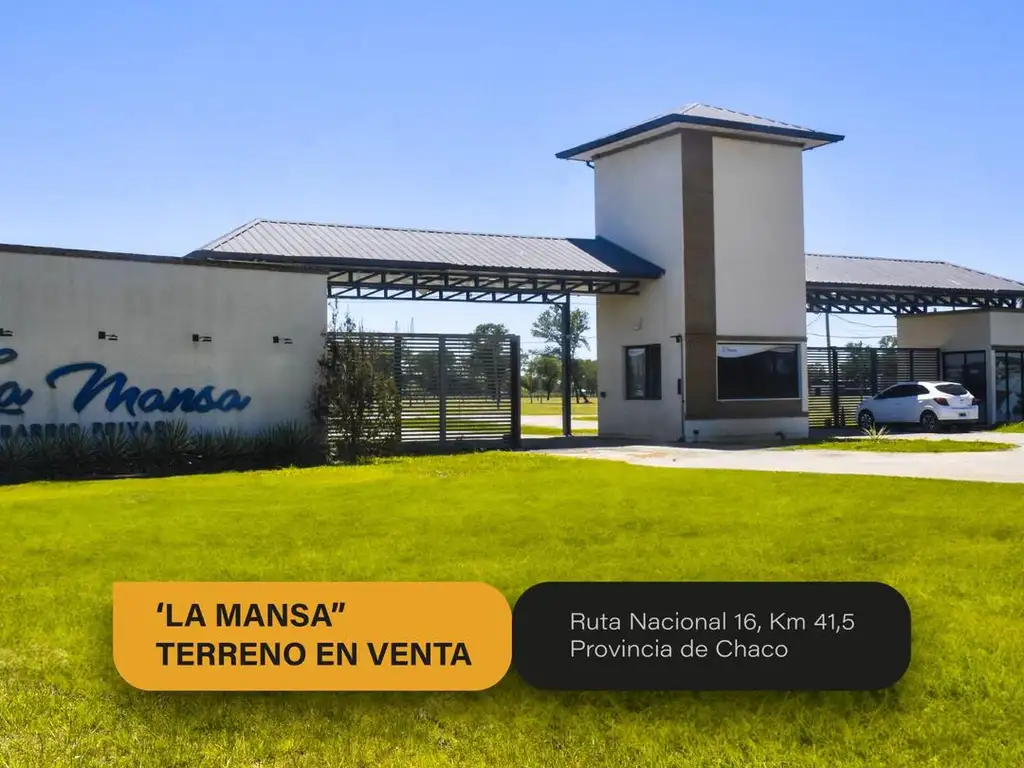 Lote con excelente ubicación en Barrio La Mansa