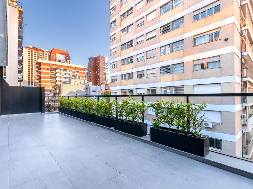 Dpto 3 amb a estrenar, Piso 8° A, al Fte, c/terraza, 116,34 m2 total, Belgrano