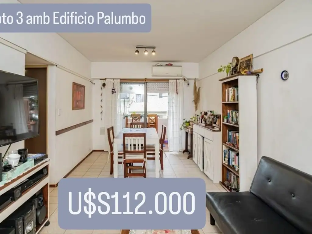 EN VENTA DEPARTAMENTO DE 3 AMBIENTES CON BALCON AL FRENTE EN CIUDAD JARDÍN - FICHA 9885