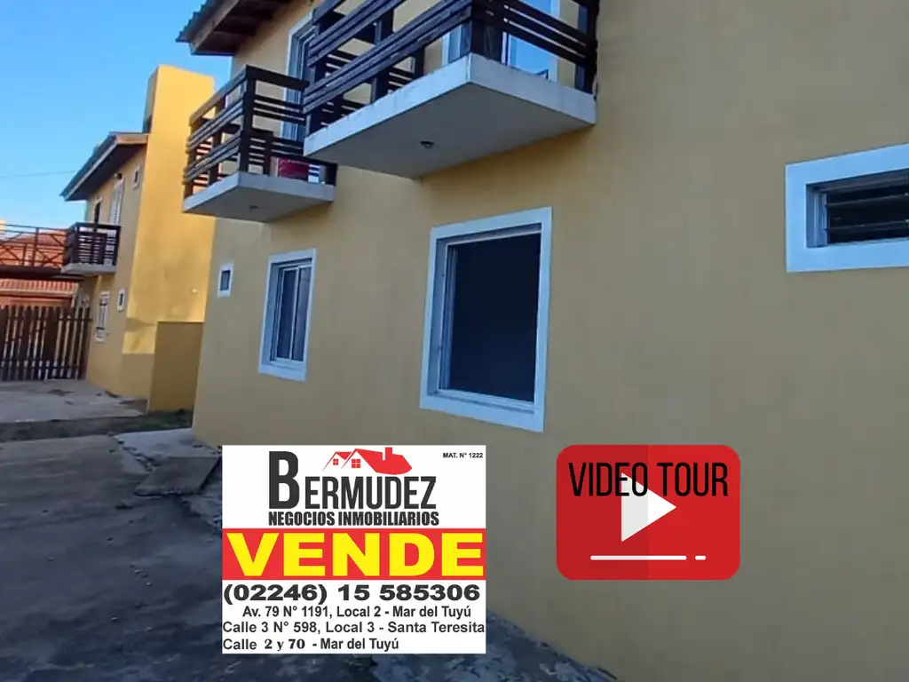 Chalet de 3 amb a la venta. A estrenar, Excelente zona  Calle  69 entre 5 y 6 Mar del tuyu