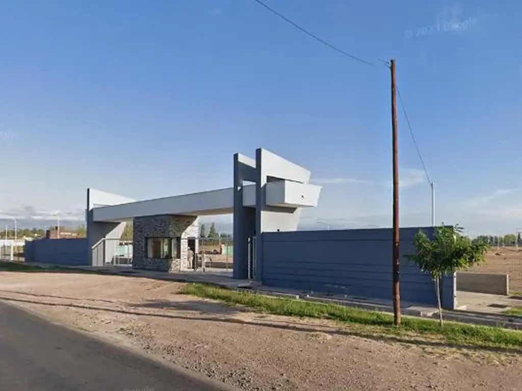 Lote de 500 m2 en barrio cerrado sobre calle Azcuénaga, Lunlunta, Maipú