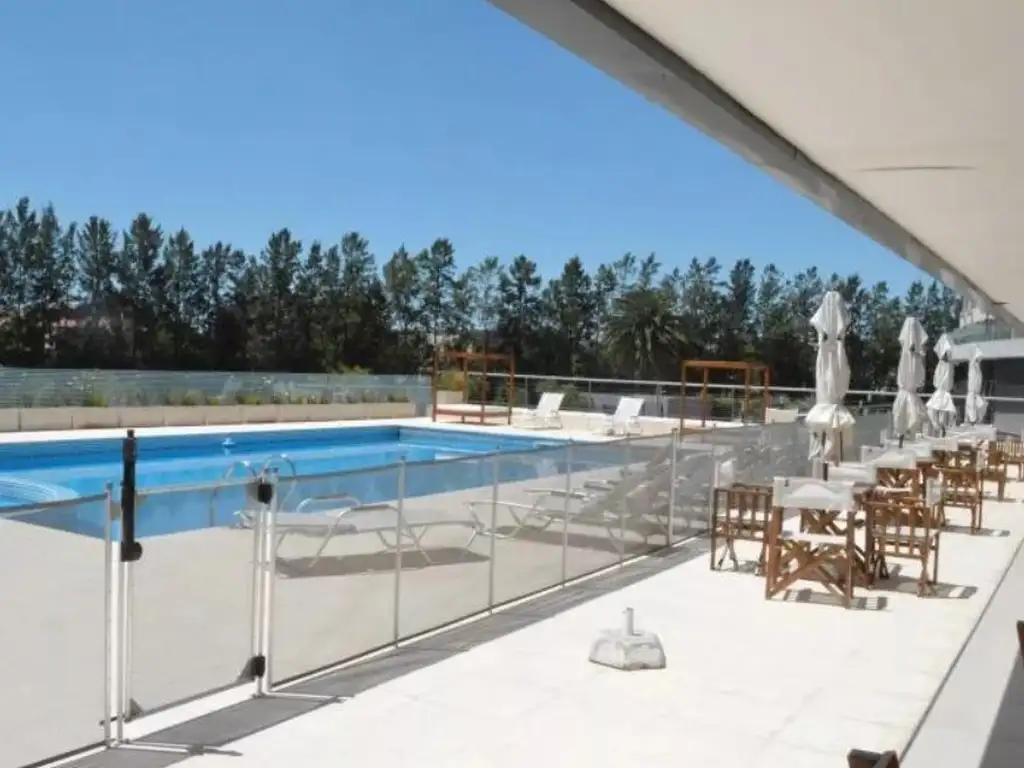 Áreas comunes piscina, gimnasio en Vista Bahia - Nordelta