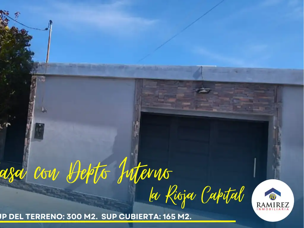 EN VENTA HERMOSA CASA CON DPTO INTERNO, EN LA RIOJA, CAPITAL.