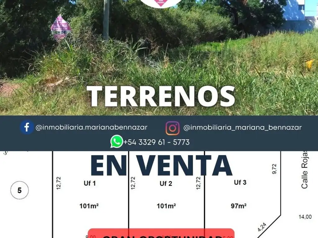 Terreno / Lote en venta de 96m2 ubicado en San Pedro