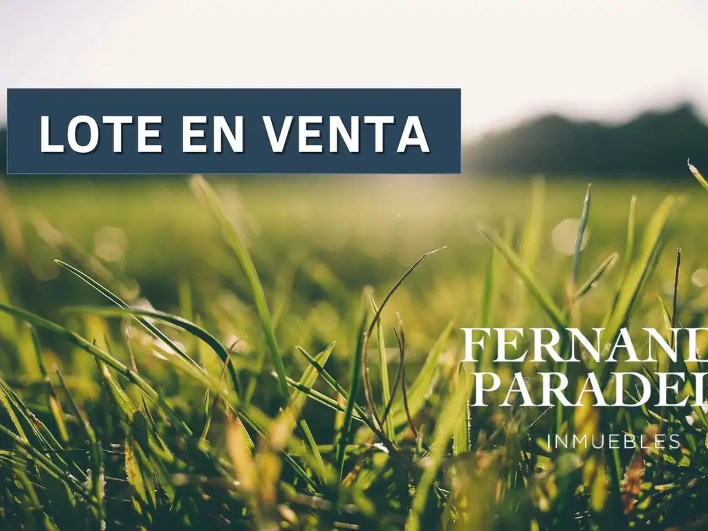 Venta de Lote en  Parque Leloir