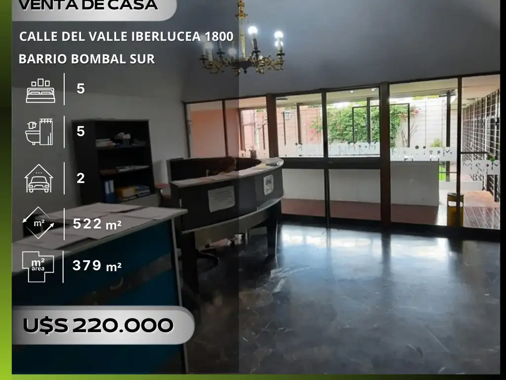 Casa en venta de 5 dormitorios c/ cochera en Godoy Cruz