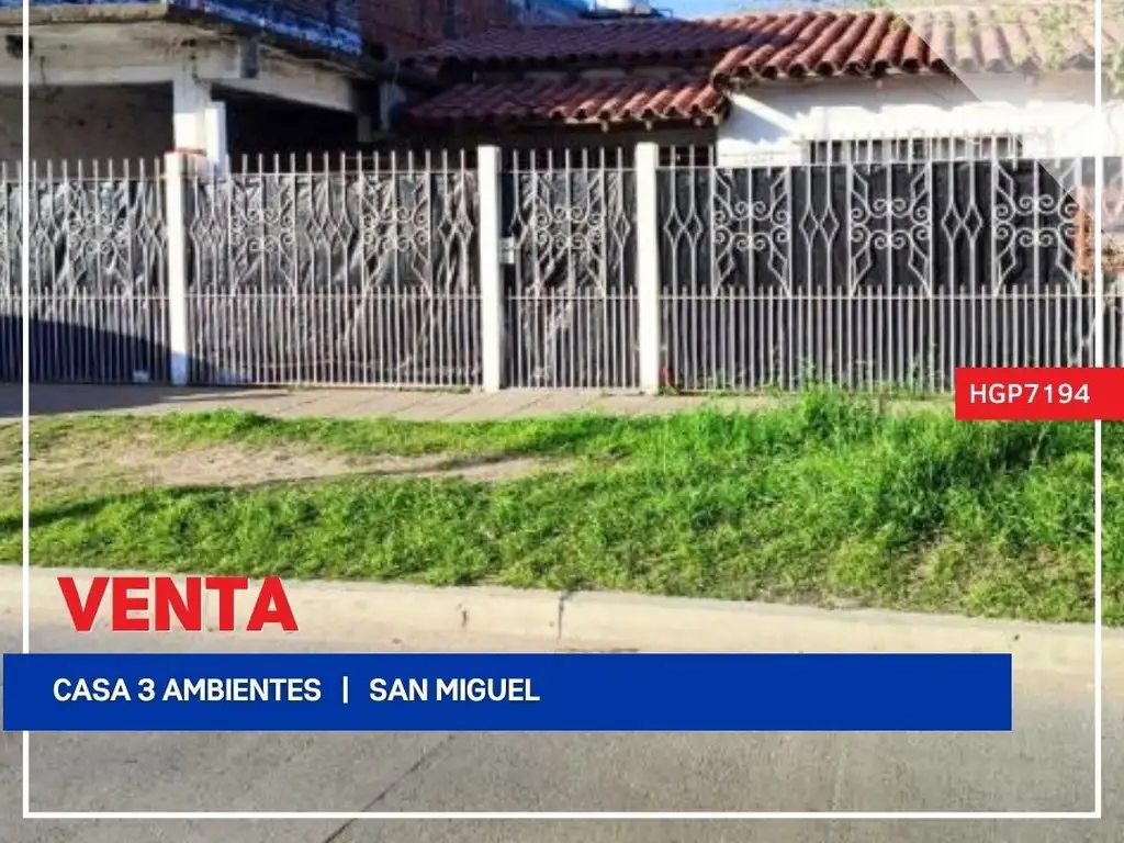 Casa - Venta - Argentina, San Miguel - Gral. Pinto 1600