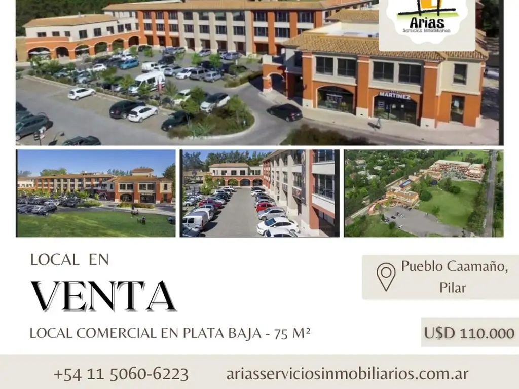 Locales comerciales EN VENTA en Pueblo Caamaño!