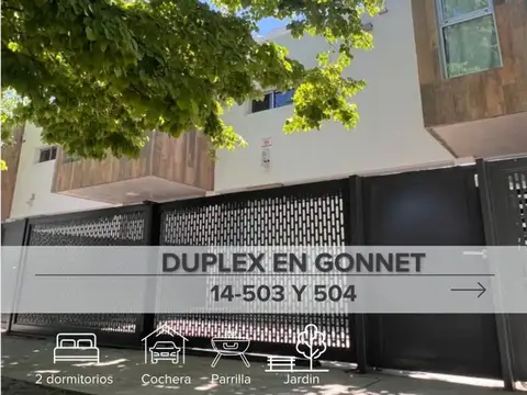 DUPLEX EN VENTA EN GONNET