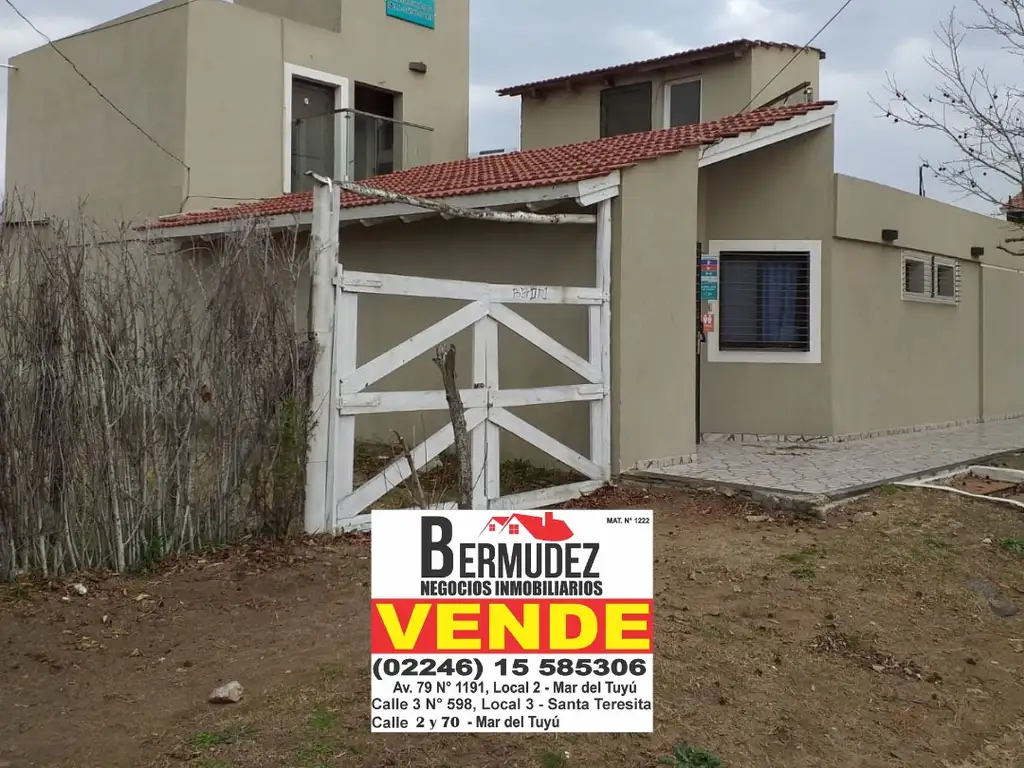 Venta de Hostel en San Bernardo, para 22 personas. Calle jujuy y oro