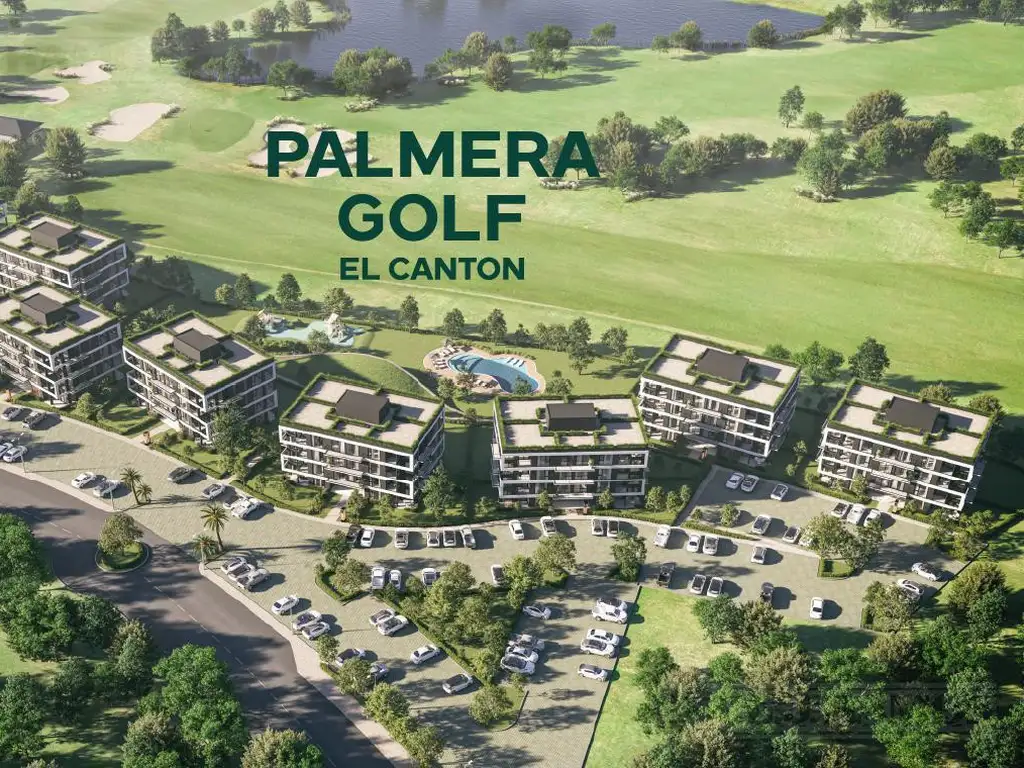 Dpto en Venta  en pozo Palmera Golf - El Canton  2 Ambientes con Cochera y amenities