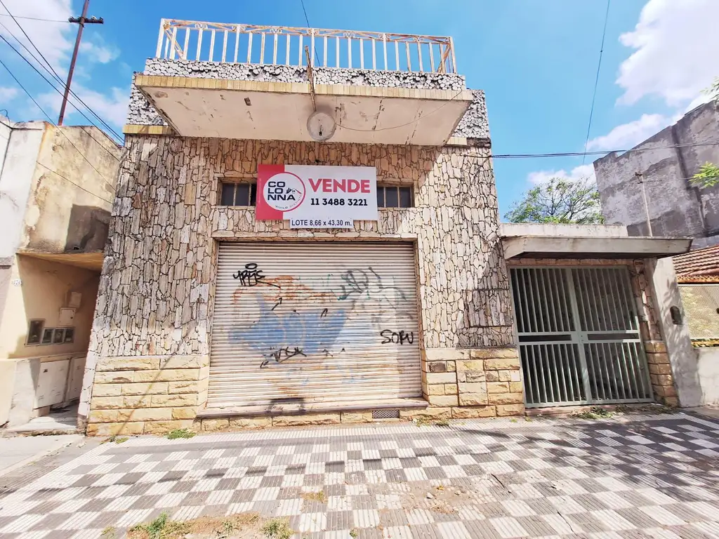 Lote  en venta  en Santos Lugares, Partido de Tres de Febrero.  Terreno de 375 m2