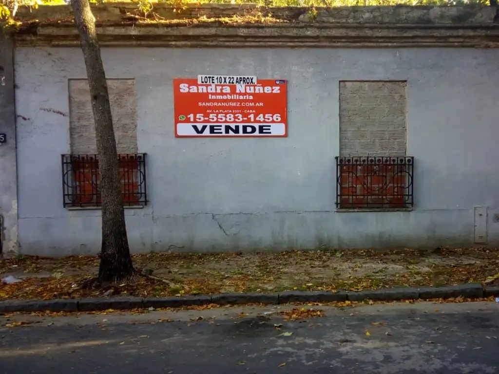 TERRENO EN VENTA EN BARRACAS